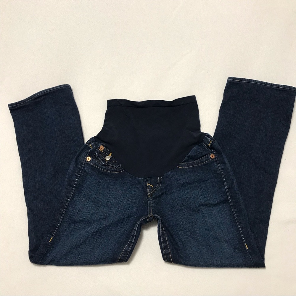 True religion Pea In The Pod Maternity dark washed Jeans size 29